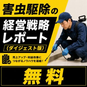 【無料ダイジェスト版】害虫駆除の経営戦略レポート——「季節の駆除屋」から「住環境の安心パートナー」への進化の道筋